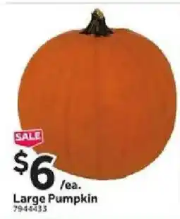 Stop&Shop Large Pumpkin offer