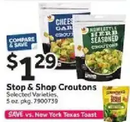 Stop&Shop Stop & Shop Croutons offer