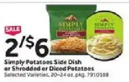 Stop&Shop Simply Potatoes Side Dish or Shredded or Diced Potatoes offer