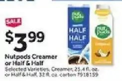 Stop&Shop Nutpods Creamer or Half & Half offer