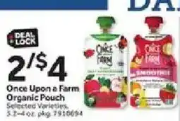 Stop&Shop Once Upon a Farm Organic Pouch offer