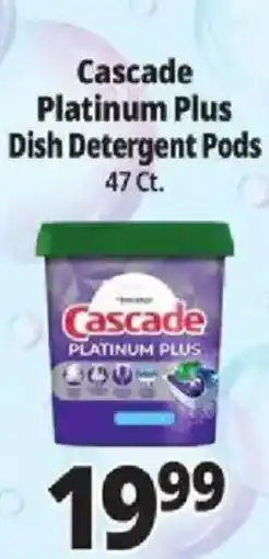 Ocean State Job Lot Cascade platinum plus dish detergent pods offer