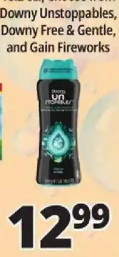 Ocean State Job Lot Downy Unstoppables, Downy Free & Gentle, and Gain Fireworks offer