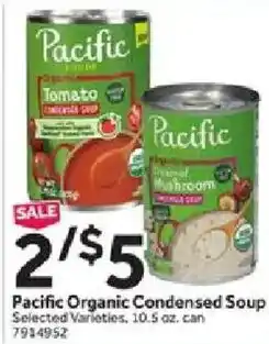 Stop&Shop Pacific Organic Condensed Soup offer