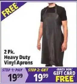 Ocean State Job Lot Heavy Duty Vinyl Aprons offer
