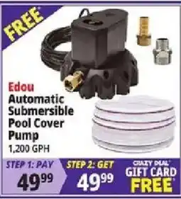 Ocean State Job Lot Edou automatic submersible pool cover pump offer