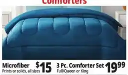 Ocean State Job Lot Microfiber Comforter Set offer