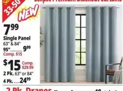 Ocean State Job Lot Eclipse Premium Blackout Curtains offer