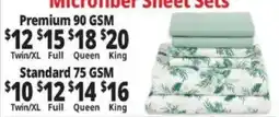 Ocean State Job Lot Micromber sheet sets offer