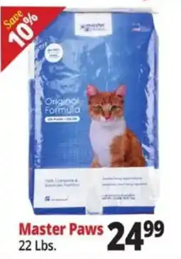 Ocean State Job Lot Master Paws Original Formula offer