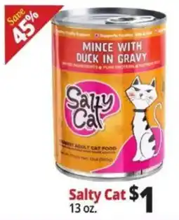 Ocean State Job Lot Salty Cat Mince with Duck in Gravy offer