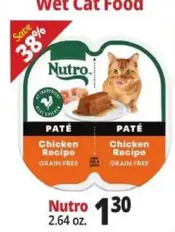 Ocean State Job Lot Nutro wet cat food offer
