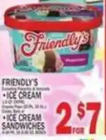C Town Friendly's ice cream offer