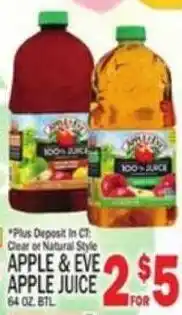 C Town Apple & Eve Apple Juice offer