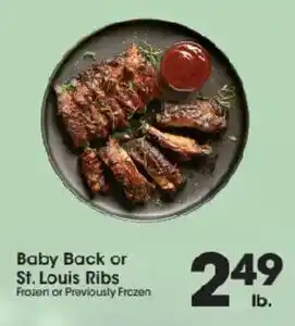 Baby Back or St. Louis Ribs