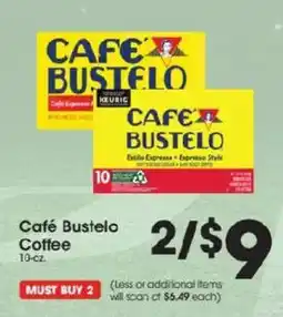 Price Rite Cafe Bustelo Coffee offer