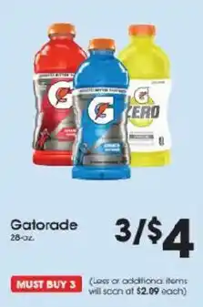 Price Rite Gatorade offer