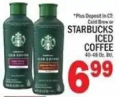 C Town Starbucks iced coffee offer