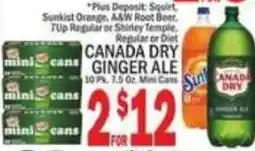 C Town Canada Dry Ginger Ale offer