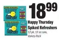 Sentry Happy Thursday Spiked Refreshers offer