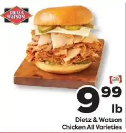 Weis Markets Dietz & Watson Chicken All Varieties offer