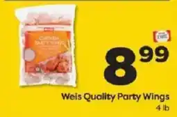 Weis Markets Weis Quality Party Wings offer