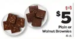 Weis Markets Plain or Walnut Brownies offer