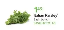 Publix Italian Parsley offer