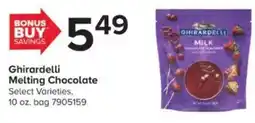GIANT Ghirardelli Melting Chocolate offer