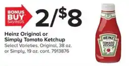 GIANT Heinz tomato ketchup offer