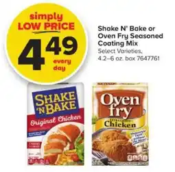 GIANT Shake N' Bake or Oven Fry Seasoned Coating Mix offer