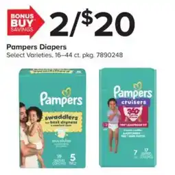 GIANT Pampers Diapers offer