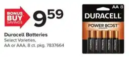 GIANT Duracell Batteries offer