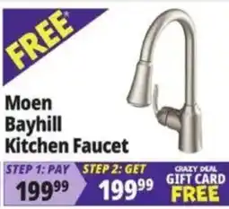 Ocean State Job Lot Moen Bayhill Kitchen Faucet offer