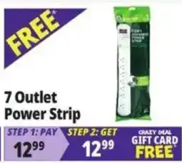 Ocean State Job Lot 7 Outlet Power Strip offer