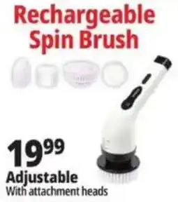 Ocean State Job Lot Rechargeable Spin Brush offer