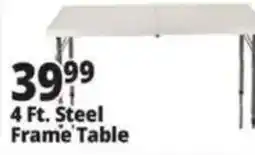 Ocean State Job Lot Steel Frame Table offer