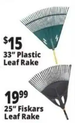 Ocean State Job Lot Fiskars leaf rake offer