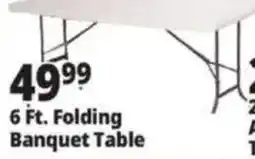 Ocean State Job Lot 6 Ft. Folding Banquet Table offer