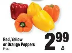Sentry Red, Yellow or Orange Peppers offer