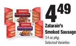 Sentry Zatarain's Smoked Sausage offer