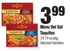 Sentry Menu Del Sol Taquitos offer