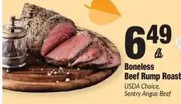 Sentry Sentry Angus Beef Boneless Beef Rump Roast offer