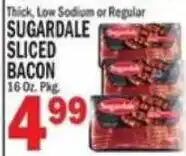 C Town Sugardale sliced bacon offer