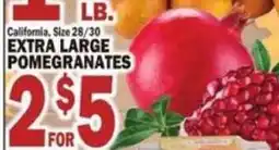 C Town California pomegranates offer