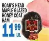 C Town Boar's Head maple glazed honey coat ham offer