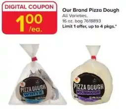GIANT Our Brand Pizza Dough offer