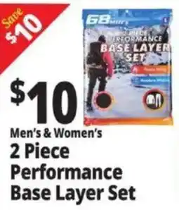 Ocean State Job Lot 68 Men's 2 Piece Performance Base Layer Set offer