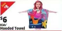 Ocean State Job Lot Kids' Hooded Towel offer