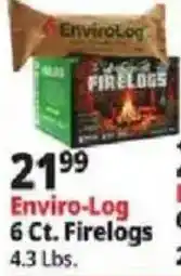 Ocean State Job Lot Enviro-Log firelogs offer